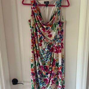 American Living Colorful Floral Midi Dress